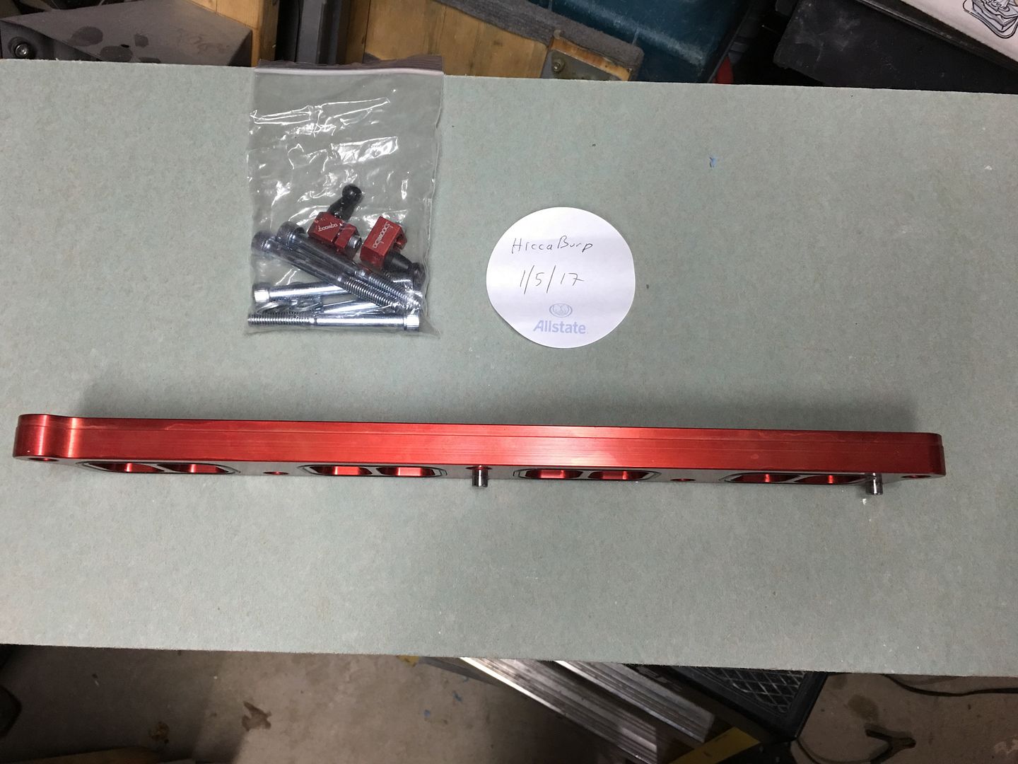 (SOLD) Boomba Intake Manifold Spacer Red Ford Focus ST Forum